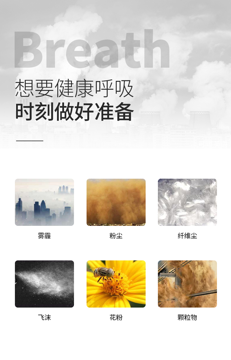 3M 9001 环保包装折叠耳带式防尘口罩